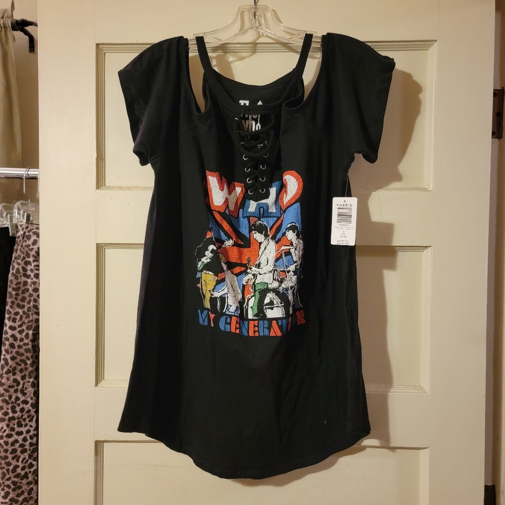 NWT Torrid band tshirt The Who size 2
